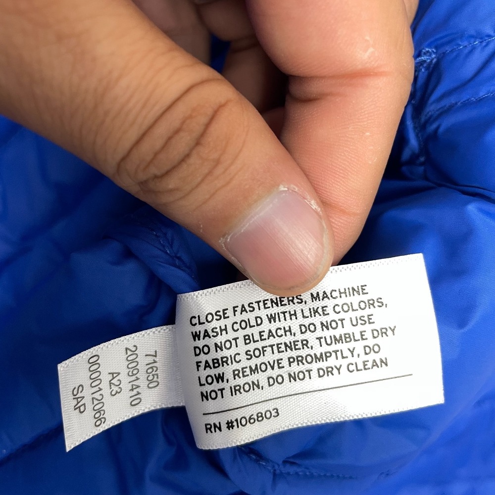 Duluth Trading Co. Puffer Jacket Mens‎ Large Blue Quilted Lightweight Full Zip - Picture 8 of 12
